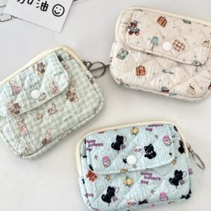 Mini Women’s RFID Flap Card Holder Wallet – Multifunction ID Card Case & Coin Purse