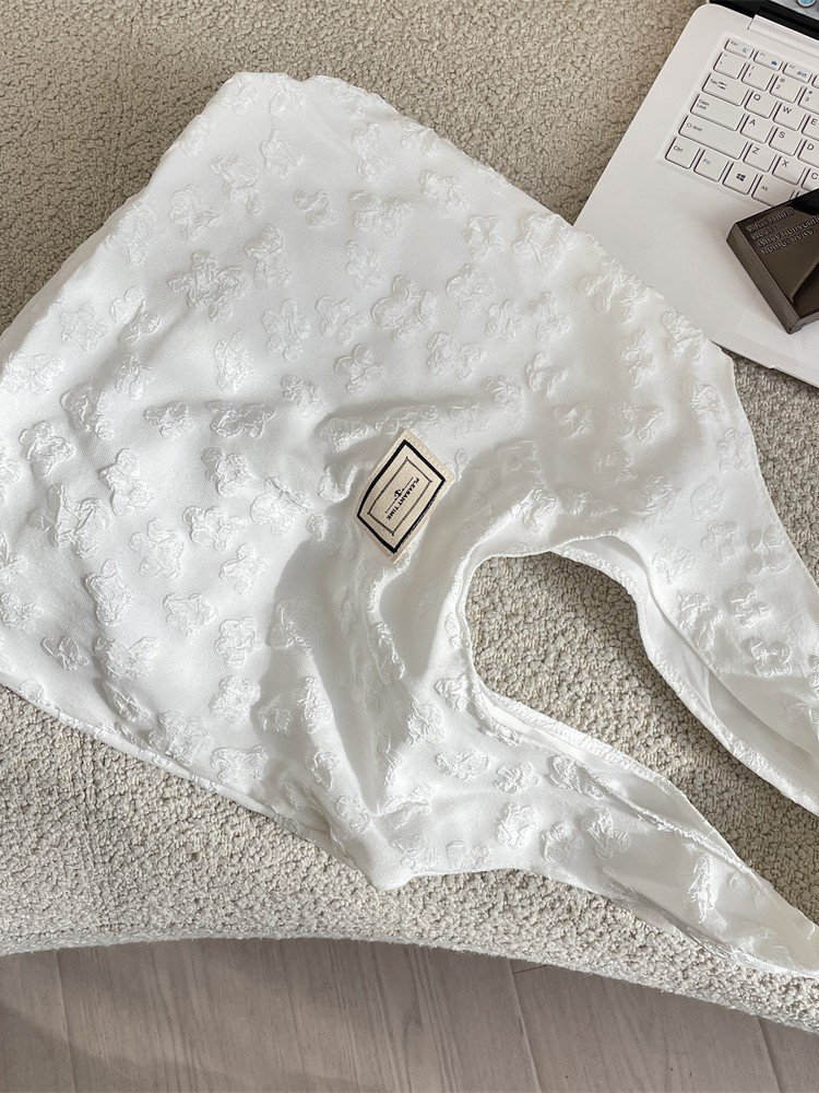 Designer Jacquard Vest Bag, 3D Floral Underarm Bag, Women's Student Shoulder Bag, School Bag - Image 5